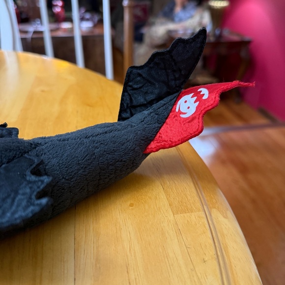 BAB Build A Bear Toothless Dragon Plush 14"  How To Train Your Dragon W/ Wings - Picture 5 of 10